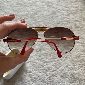 Chloe red sunglasses